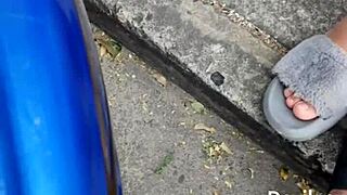Neighbor latina got so horny i took her home for massive amateur pounding