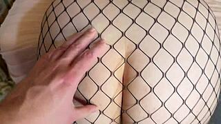 POV: I'm fucking cheating wife doggystyle cumming in ass while friend blows load in mouth!