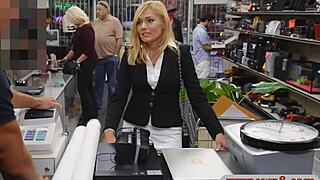 what if hot blonde milf's secret pounding by pawn guy was all spied?