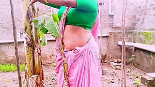 desi village maid with big boobs big ass fucks landowner amid telugu dirty talk cowgirl ride