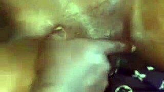 Raw cum floods step sister's swollen pussy after rough pounding