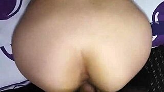 My lover bends me over and pounds hard before cowgirl cum in the hotel