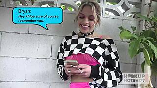 khloe kapri meets bryan gozzling on a date and ends up savoring his massive cock in every position from cowgirl to deepthroat.