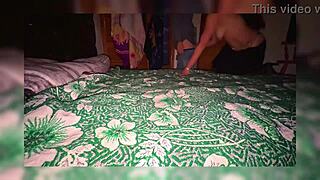 divorced milf mexicana fucks young guy after drinks thinking light's off.