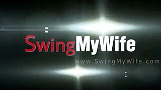 Think you can handle watching hubby eye his hot wife swing wild?