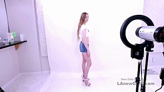 uh teenage fashion model i seduced her on sofa during casting interview with daddy producer pov