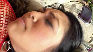 damn half asian mika tan's perfect ass and tits take rough anal dp from two monster cocks in mmf threesome 😈🍑💦