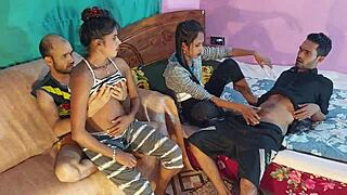Hanif And Popy Khatun Mst Sumona Manik Mia In Sweaty Interracial Foursome Gangbang Party