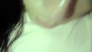 Pink-shirted ladyboy unleashes natural tits erotic seduction