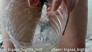 curvy colombian milf spreads big pussy lips and squirts solo