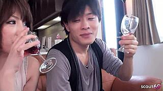 Petite Japanese Teen Couple's Intense Uncensored JAV Sex With Doggystyle And Cowgirl Riding