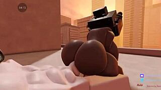 skibidi toilet with hot 18-19 yo 1on1 action