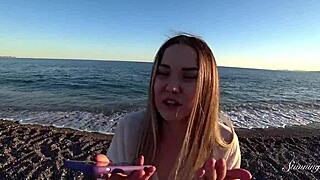Chubby teen Alexa Mills grips Alexxx's huge cock tight, riding cowgirl while he fingers her shaved pussy wet