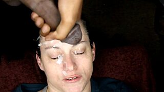 dirtydees goes full slave mode in wild cum bukkake homemade comp