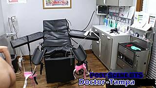 misty addams chokes gags deepthroats in dr tampa's backstage bdsm domination with toys