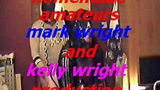 Girlfriend pegs boyfriend's sissy ass on cam while he cums humiliated