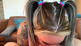 Bet you can't handle watching this sloppy ball-licking deepthroat action?