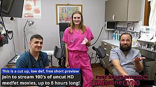tyler lynn arrives for her yearly dental exam with the doctor daddy