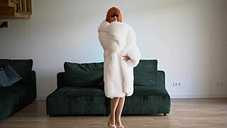 Ever fucked a cyber doll bent over in a fur coat for anal and double penetration?