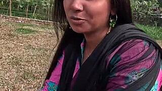 bengali bhabi seduces on ranch with slow romantic thrusts in steamy indian sex tale