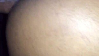 ebony girlfriend's creamy pussy takes bbc doggystyle pounding
