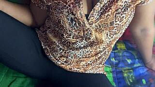 Exotic Indian beauty teases with sultry moves