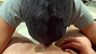 black slave whore pukes on rimjob then throatpie for master