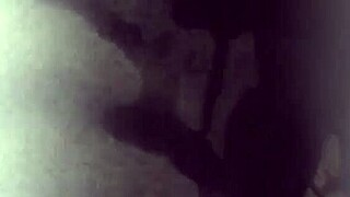 Old man wets pants peeing wildly in steamy shower