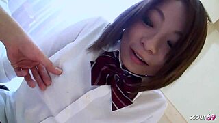 WATCH JAPANESE TEEN 18+ Get Deflowered with Deep Creampie in Uniform Uncensored!