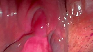 Amateur asian wife licks shaved pink pussy 227 days post-virginity loss up close