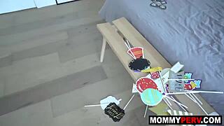 Hey step-mom's hooked on sex and sucking stepson off big time
