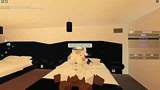 roblox whore rides monster black cock anal doggystyle till she drips wet