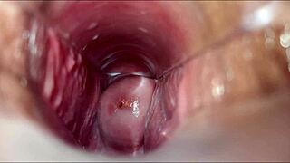 Watch her pussy explode in full vaginal orgasm contractions now?