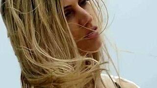 Petite Italian Milf's Beach Strip Temptation?