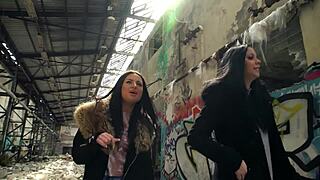 julia parker and maria gail risky no-condom ffm threesome lost place