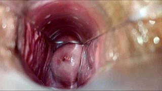 Watch her pussy explode in full vaginal orgasm contractions now?