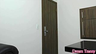 Trans Slut Isa Lawrence Takes Anal And Oral Pounding In Wild Double Fuck