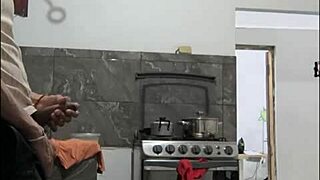Big Cock Bursts Watching Stepsister in Sexy Skirt Amateur Masturbation Fantasy