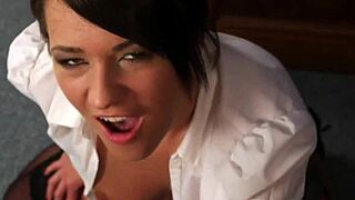 imagine naughty idol swapping cum after blowbang facial swallowing every drop