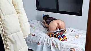 Stepsis caught masturbating?