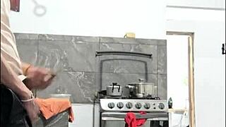 Big Cock Bursts Watching Stepsister in Sexy Skirt Amateur Masturbation Fantasy