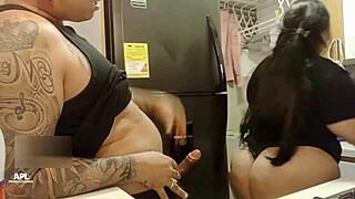 What happens when i sneak into kitchen and pound my stepsister in law's huge latina ass doggystyle rough cuckold style part 1