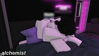 Emo Goth Big Ass Big Tits Whore Rides Cowgirl Deepthroats and Takes Facial Cumshot at New Condo Fuck