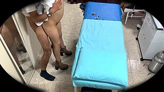 caught on hospital security cam that cute latina bending over in the clinic
