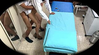 caught on hospital security cam that cute latina bending over in the clinic