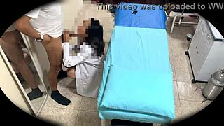 caught on hospital security cam that cute latina bending over in the clinic