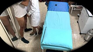 caught on hospital security cam that cute latina bending over in the clinic