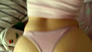 Cute latino nanny spreads pink pussy bent over for boss's deep cock pounding