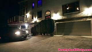 that pickedup teen 18+ gets hardfucked cowgirl style by the crazed chauffeur in full erotic fantasy movie.