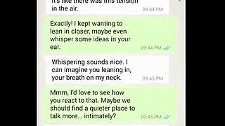 Coworkers share intimate fantasy talk